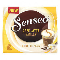 Dosettes pour Senseo - Café Latte Vanille - Lot de 5 Paquets de 8 Dosettes