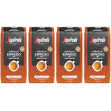 Café en Grains Segafredo - Selezione Crema - Lot de 4 Paquets de 1 kg