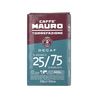 Café Moulu Caffé Mauro - Décaféiné - Lots de 12 Paquets de 250 g