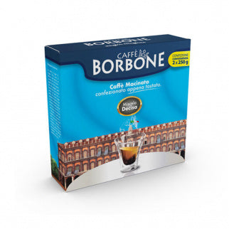 Café Moulu Borbone - Miscela Decisa - Lot de 2 Paquets de 250 g