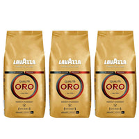 Café en Grains Lavazza - Qualita Oro -  Lot de 3 Paquets de 500 g