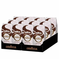 Café en Grains 100% Arabica Lavazza - Qualita Oro Gran Riserva Espresso - Lot de 12 Paquets de 1 kg