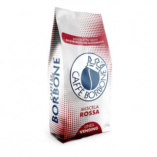 Café en grains - Caffè Borbone 100% Robusta - Miscela Rossa - Paquet de 500 g