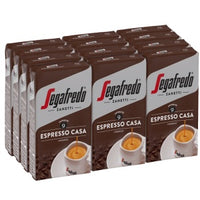 Café Moulu Segafredo - Espresso Casa - Lots de 12 Paquets de 250 g