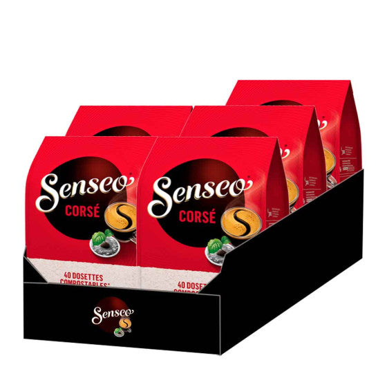 Dosettes pour Senseo - Senseo Corsé - Lot de 5 Paquets de 40 Dosettes